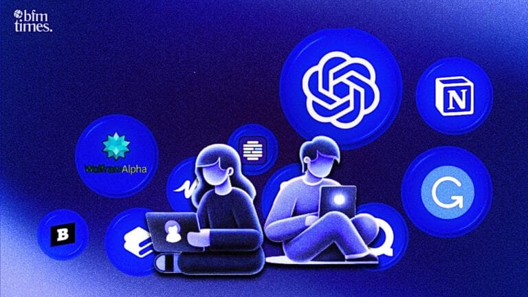 AI tools for students including ChatGPT, Notion, Google, and Wolfram Alpha for smarter studying in 2026